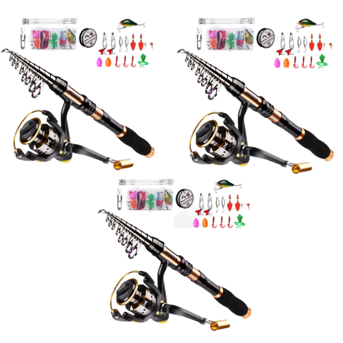 3 x BNTTEAM Fiskestang