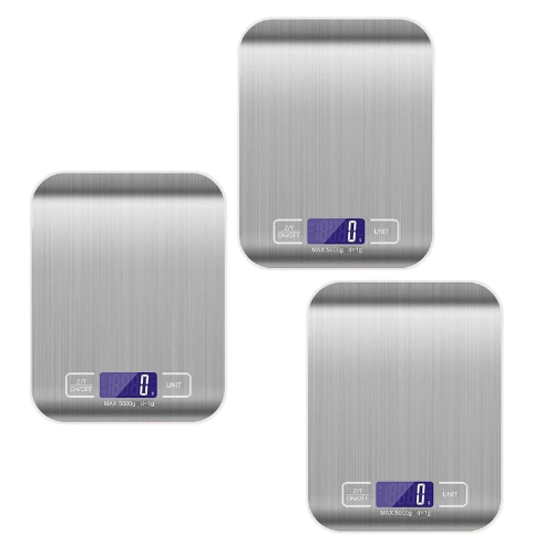 3 x Vago Pro Kjøkkenvekt